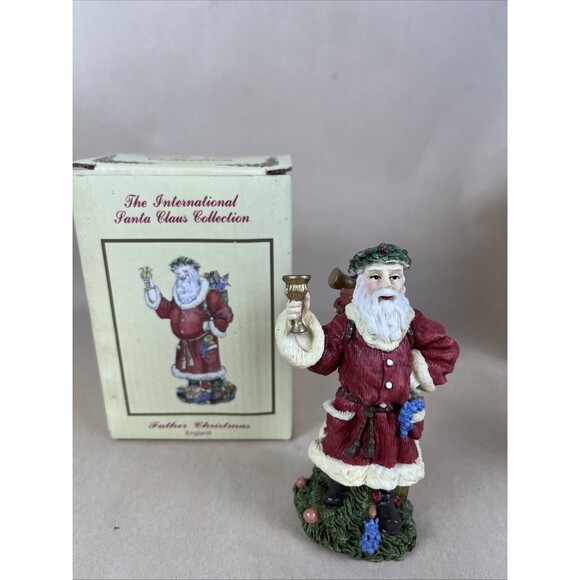 VTG The International Santa Claus Collection Lot of 2 England & Scotland w/Boxes - Picture 3 of 9